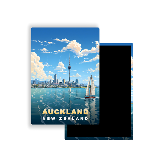 M700B Magnet Affiche de voyage du monde Auckland Nouvelle-Zélande