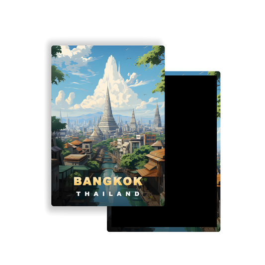 M700E Magnet Affiche de voyage du monde Bangkok Thaïlande