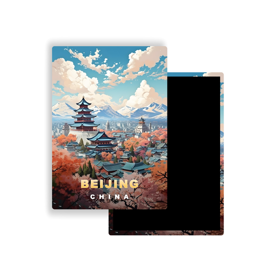 M700F Magnet Affiche de voyage du monde Pékin Chine