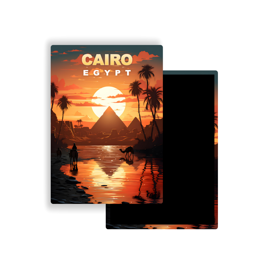 M700K Magnet Affiche de voyage du monde Le Caire Égypte