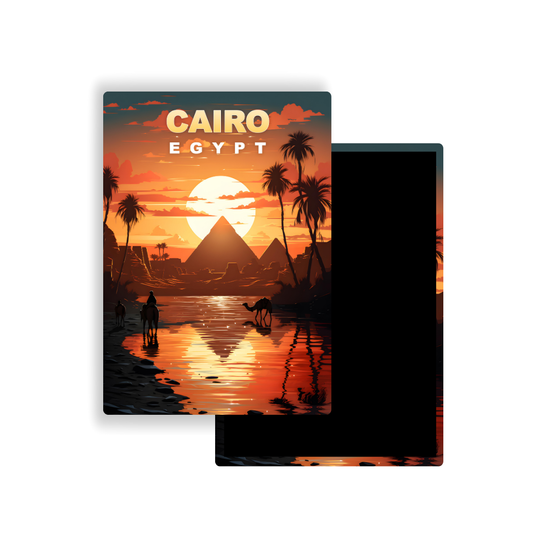 M700K Magnet Affiche de voyage du monde Le Caire Égypte
