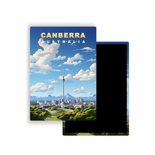 M700L Magnet Affiche de voyage du monde Canberra Australie
