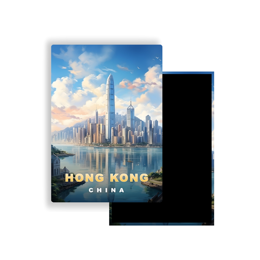 M701H Magnet Affiche de voyage du monde Hong Kong Chine