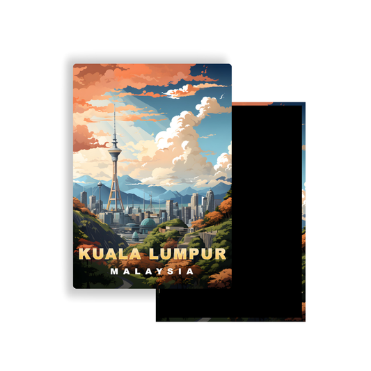 M701K Magnet Affiche de voyage du monde Kuala Lumpur Malaisie