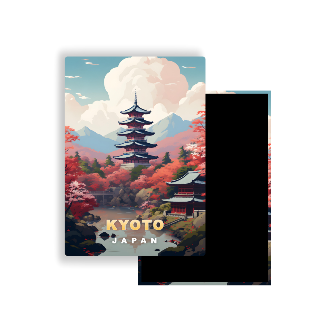 M701L Magnet Affiche de voyage du monde Kyoto Japon