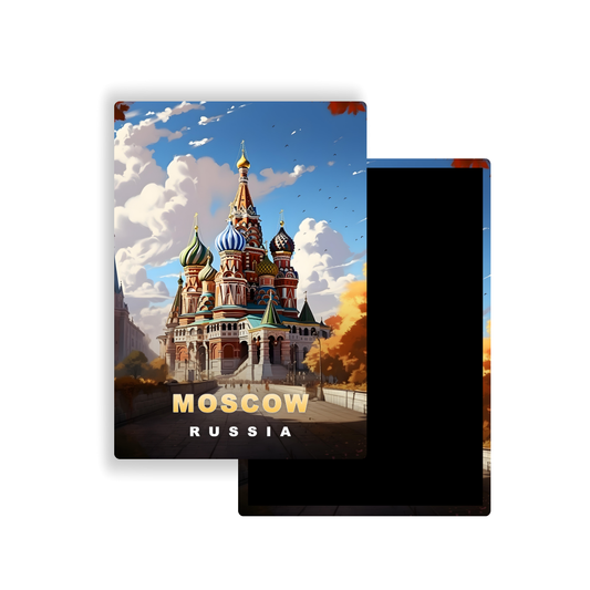 M701Z Magnet Affiche de voyage du monde Moscou Russie
