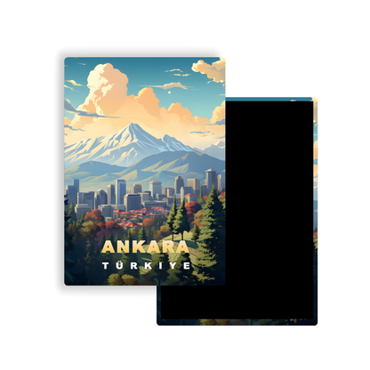 M702 Magnets Affiches de Voyage Europe - Ankara Turquie