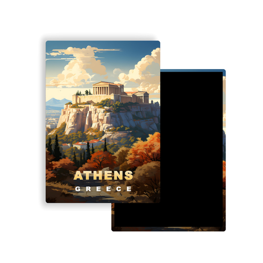 M704 Magnets Affiches de Voyage Europe - Athènes Grèce