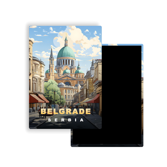 M706 Magnets Affiches de Voyage Europe - Belgrade Serbie