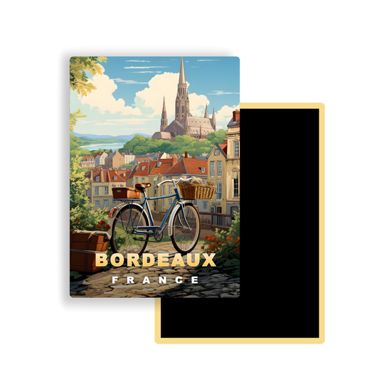 M711 Magnets Affiches de Voyage Europe - Bordeaux France