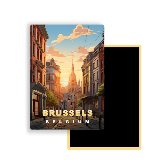 M713 Magnets Affiches de Voyage Europe - Brussels Belgique