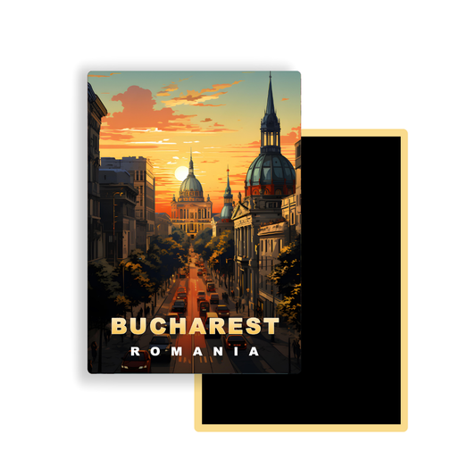 M714 Magnets Affiches de Voyage Europe - Bucharest Roumanie