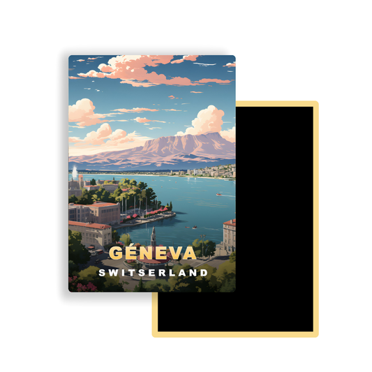M727 Magnets Affiches de Voyage Europe - Genève Suisse