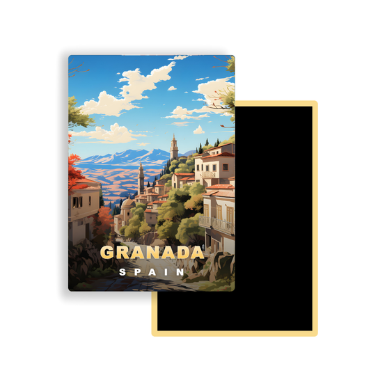 M728 Magnets Affiches de Voyage Europe - Granada Espagne