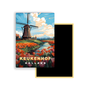 M731 Magnets Affiches de Voyage Europe -Keukenhof Hollande