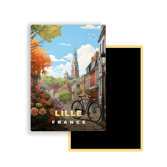 M734 Magnets Affiches de Voyage Europe - Lille France