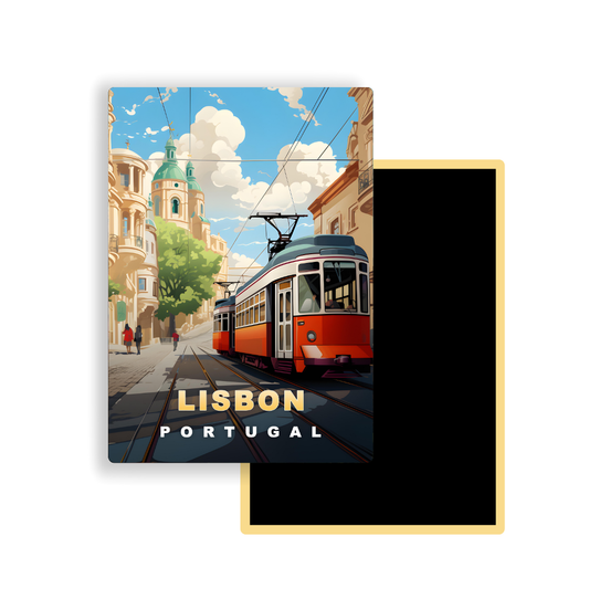 M735 Magnets Affiches de Voyage Europe - Lisbonne Portugal