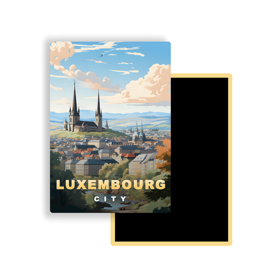 M737 Magnets Affiches de Voyage Europe - Luxembourg