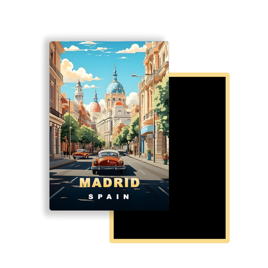 M739 Magnets Affiches de Voyage Europe - Madrid Espagne