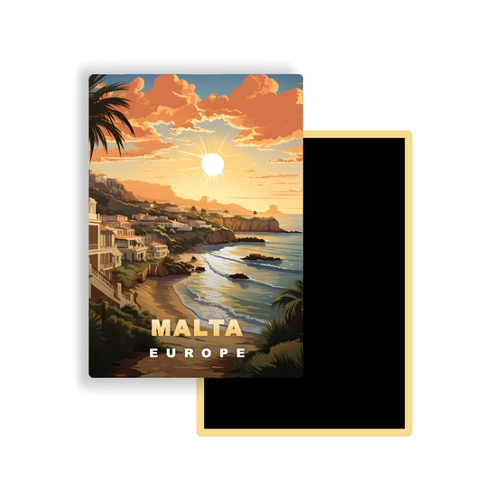 M740 Magnets Affiches de Voyage Europe - Malte