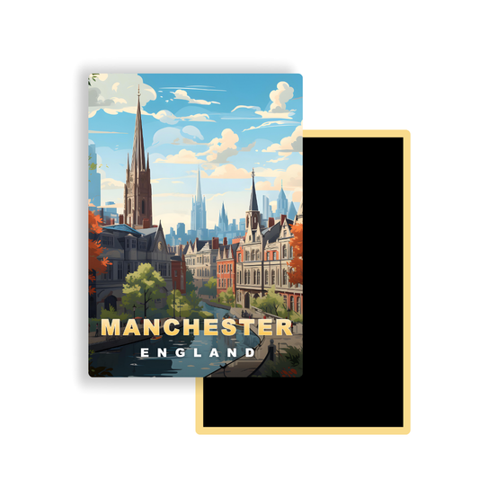 M741 Magnets Affiches de Voyage Europe - Manchester Angleterre