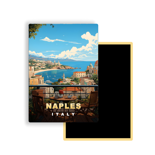 M745 Magnets Affiches de Voyage Europe - Naples Italie