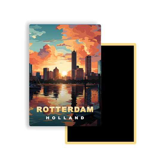 M756 Magnets Affiches de Voyage Europe - Rotterdam Hollande