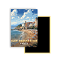 M758 Magnets Affiches de Voyage Europe - Saint-Sébastien Espagne