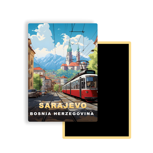 M760 Magnets Affiches de Voyage Europe - Sarajevo Bosnie-Herzégovine