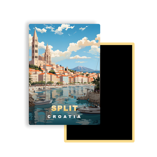 M762 Magnets Affiches de Voyage Europe - Split Croatie