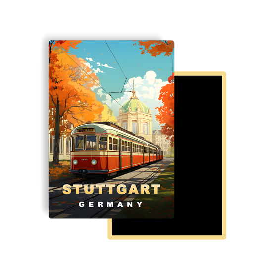 M765 Magnets Affiches de Voyage Europe - Stuttgart Allemagne