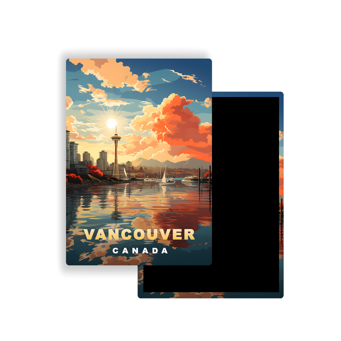 M782 Magnet Affiche de Voyage Monde - Vancouver - Canada