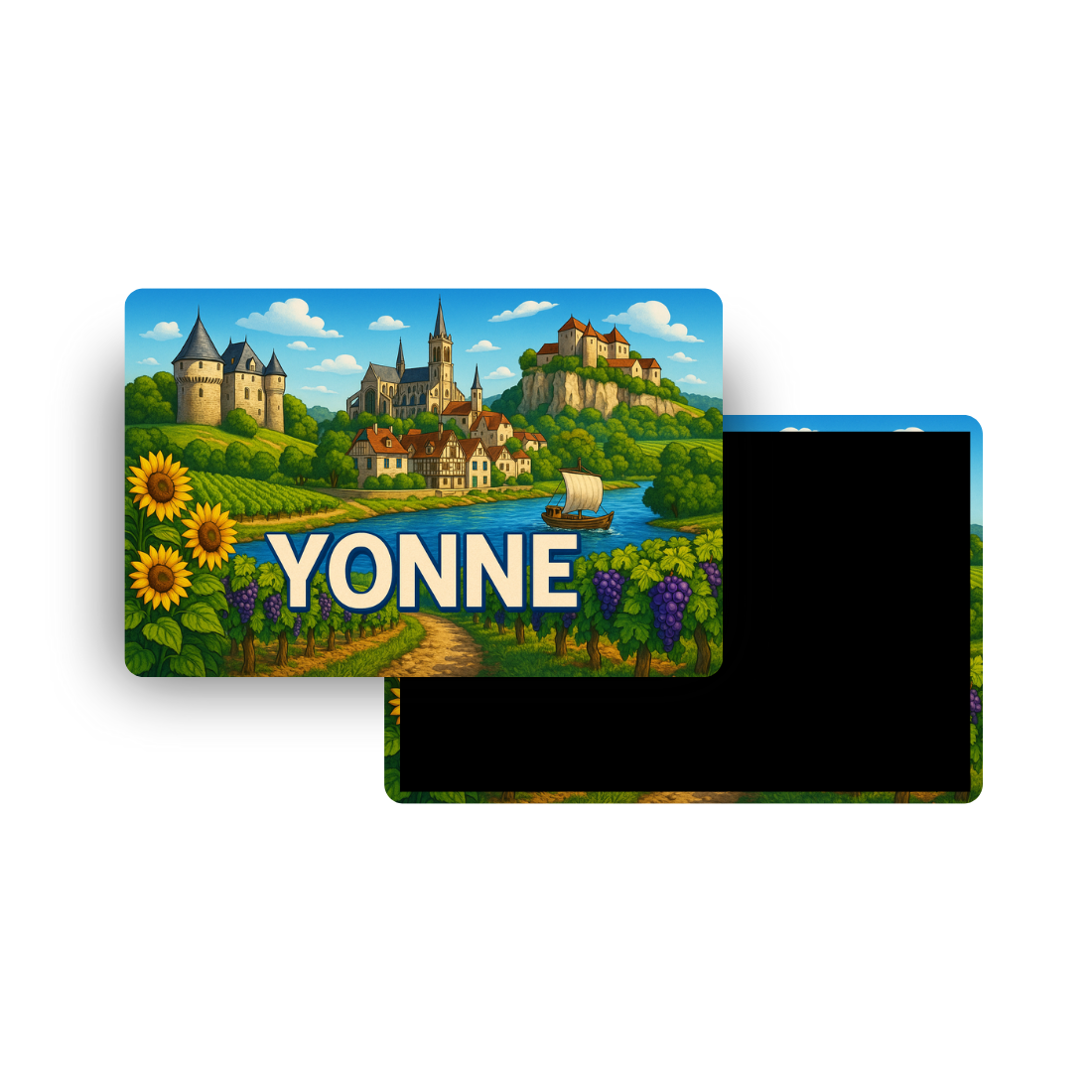 M800E Magnet Touristique Départements et Régions de France - Yonne