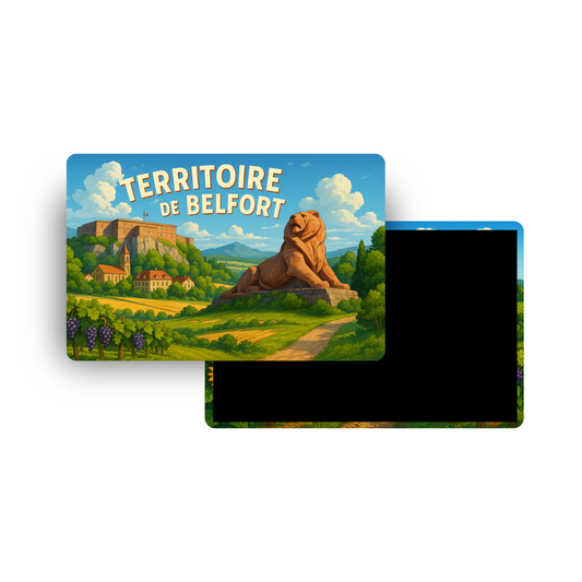 M800F Magnet Touristique Départements et Régions de France - Territoire de Belfort