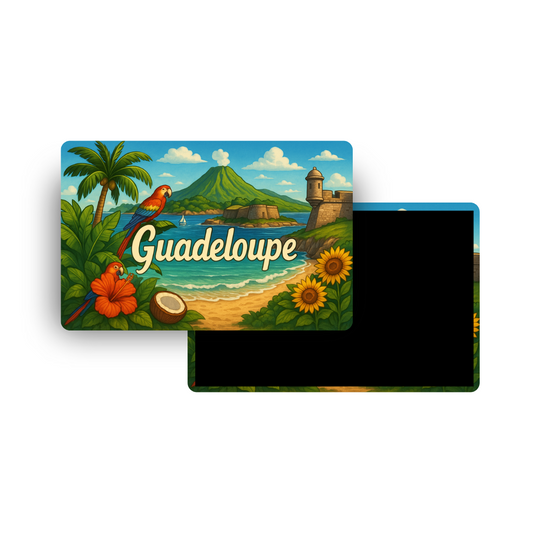 M800L Magnet Touristique Départements et Régions de France - Guadeloupe