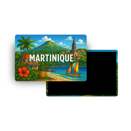 M800M Magnet Touristique Départements et Régions de France - Martinique