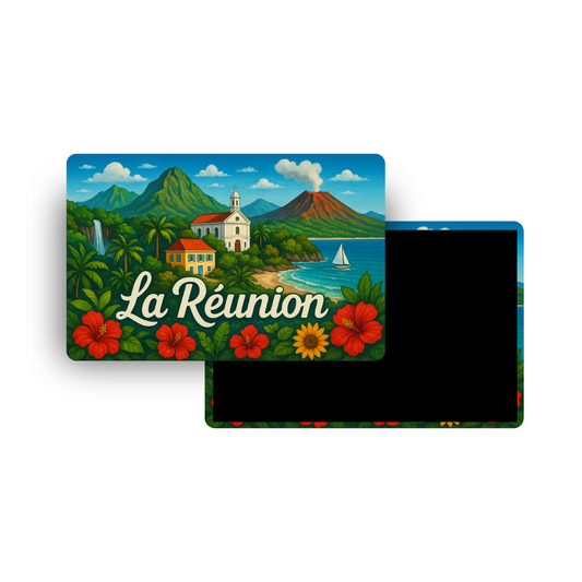 M800O Magnet Touristique Départements et Régions de France - La Réunion