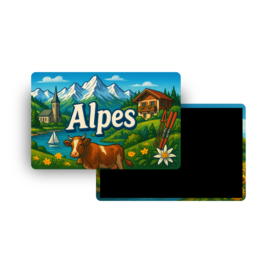 M800Q Magnet Touristique Départements et Régions de France - Alpes