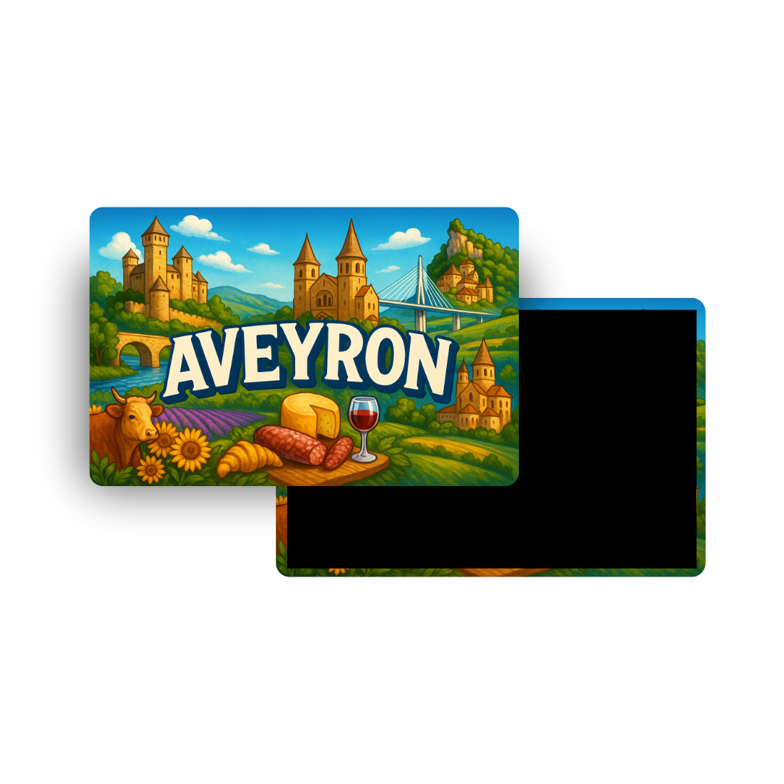 M826 Magnet Touristique Région de France - Aveyron