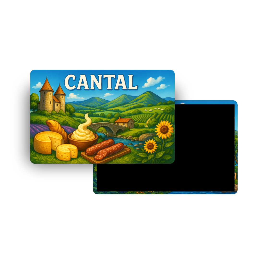 M829 Magnet Touristique Région de France - Cantal