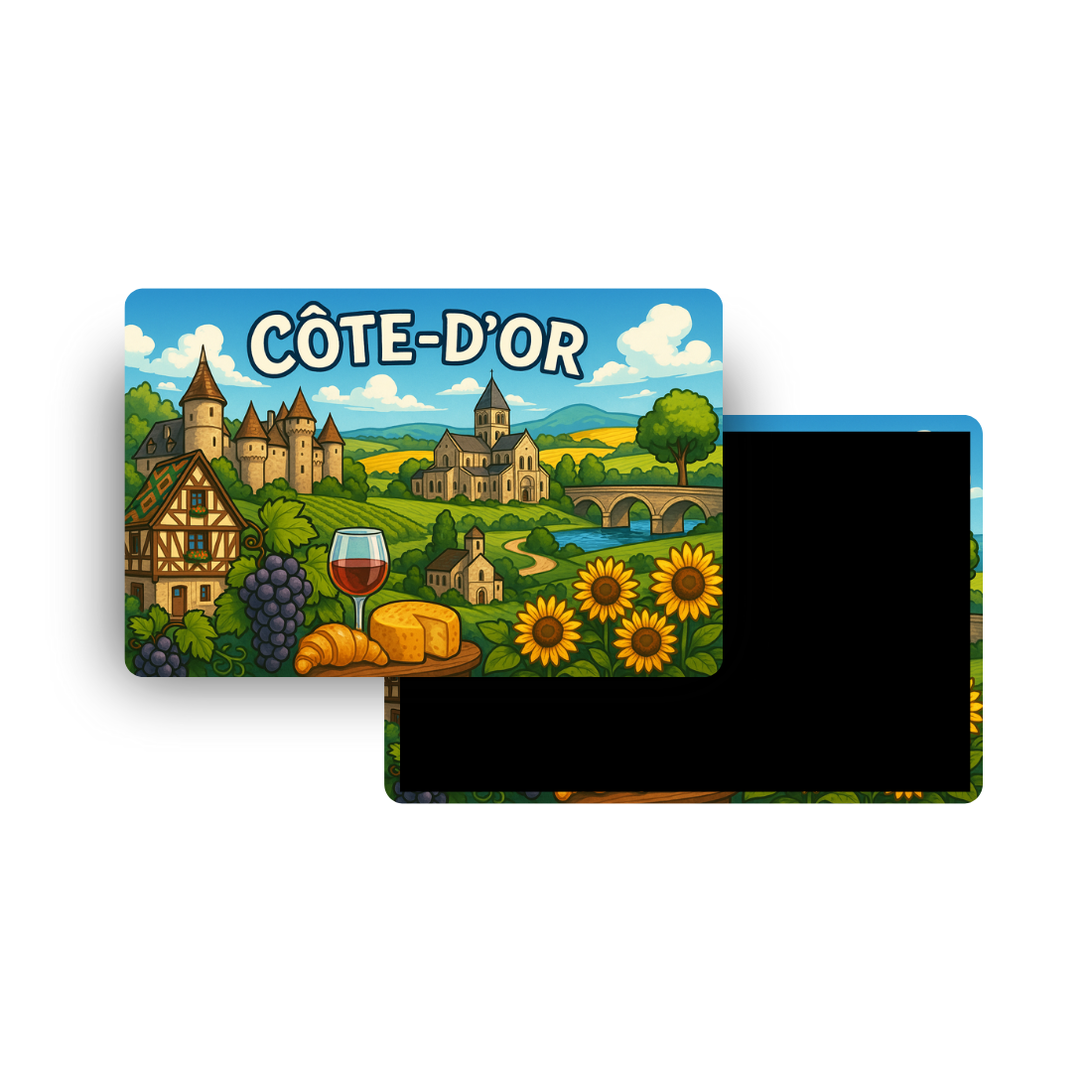 M836 Magnet Touristique Départements et Régions de France - Côte d'or