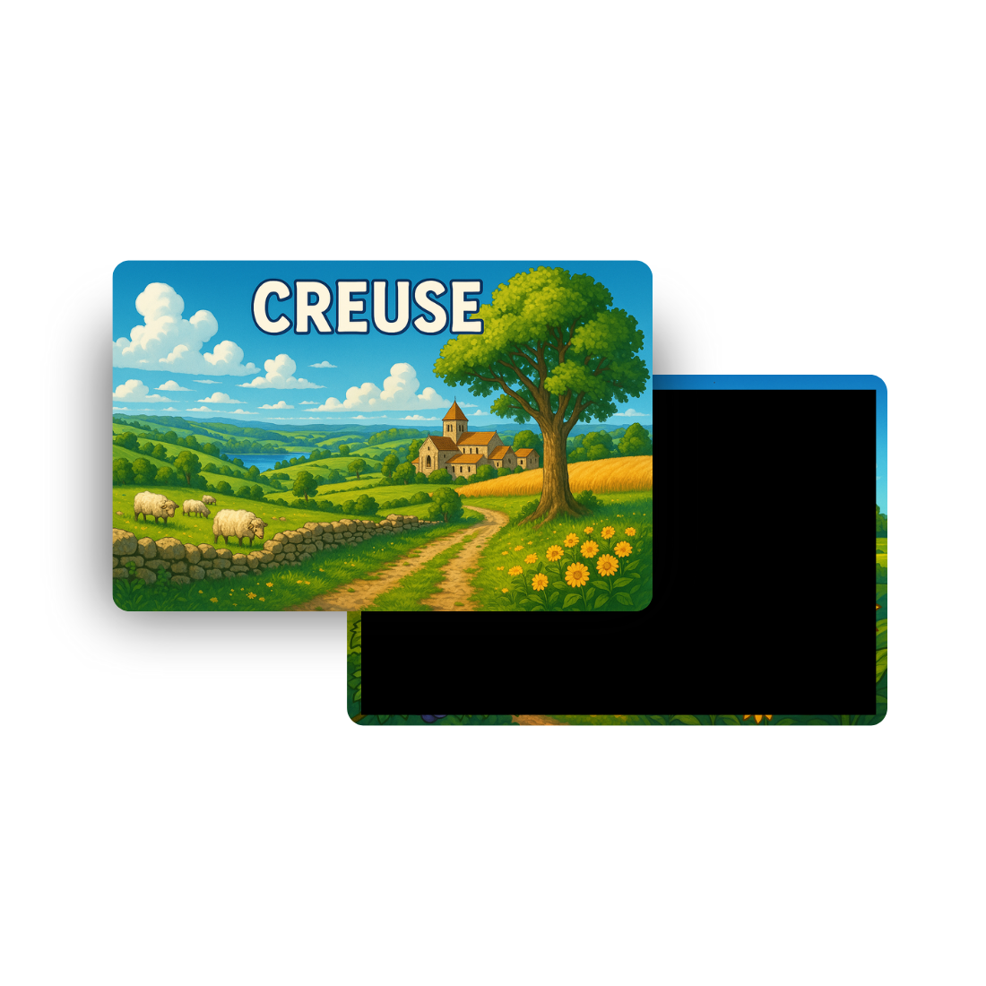 M837 Magnet Touristique Départements et Régions de France - Creuse