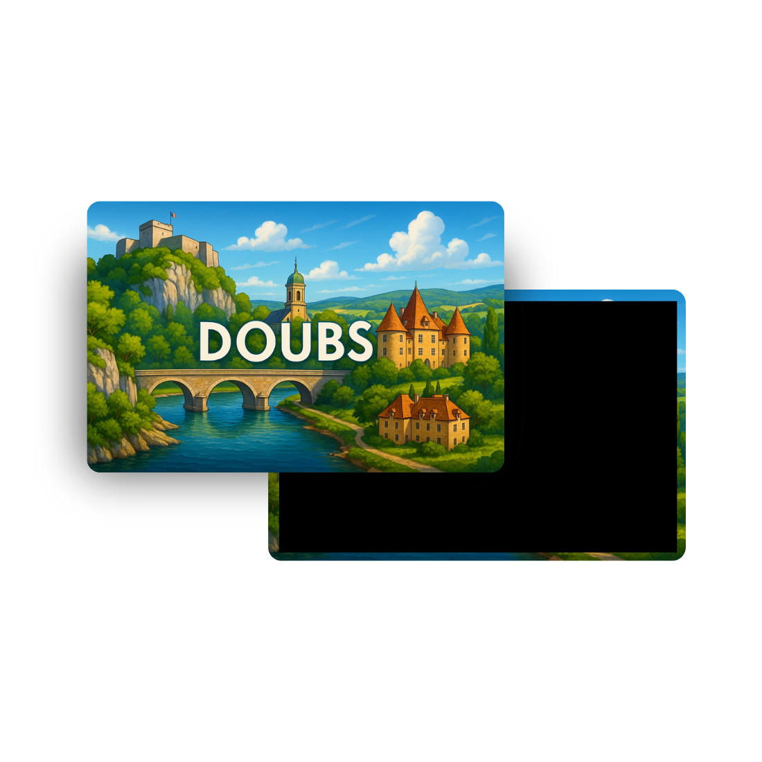 M839 Magnet Touristique Départements et Régions de France - Doubs