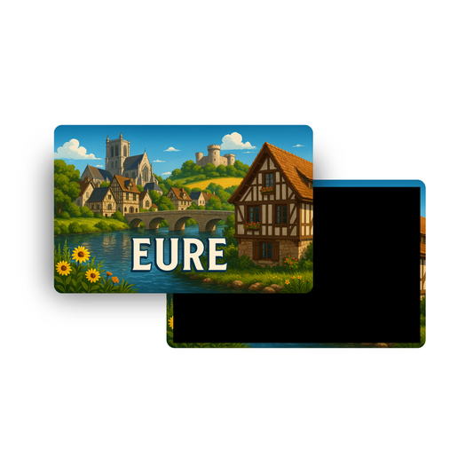 M841 Magnet Touristique Départements et Régions de France - Eure