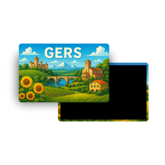 M846 Magnet Touristique Départements et Régions de France - Gers