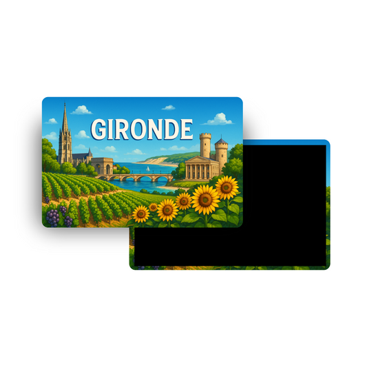 M847 Magnet Touristique Départements et Régions de France - Gironde