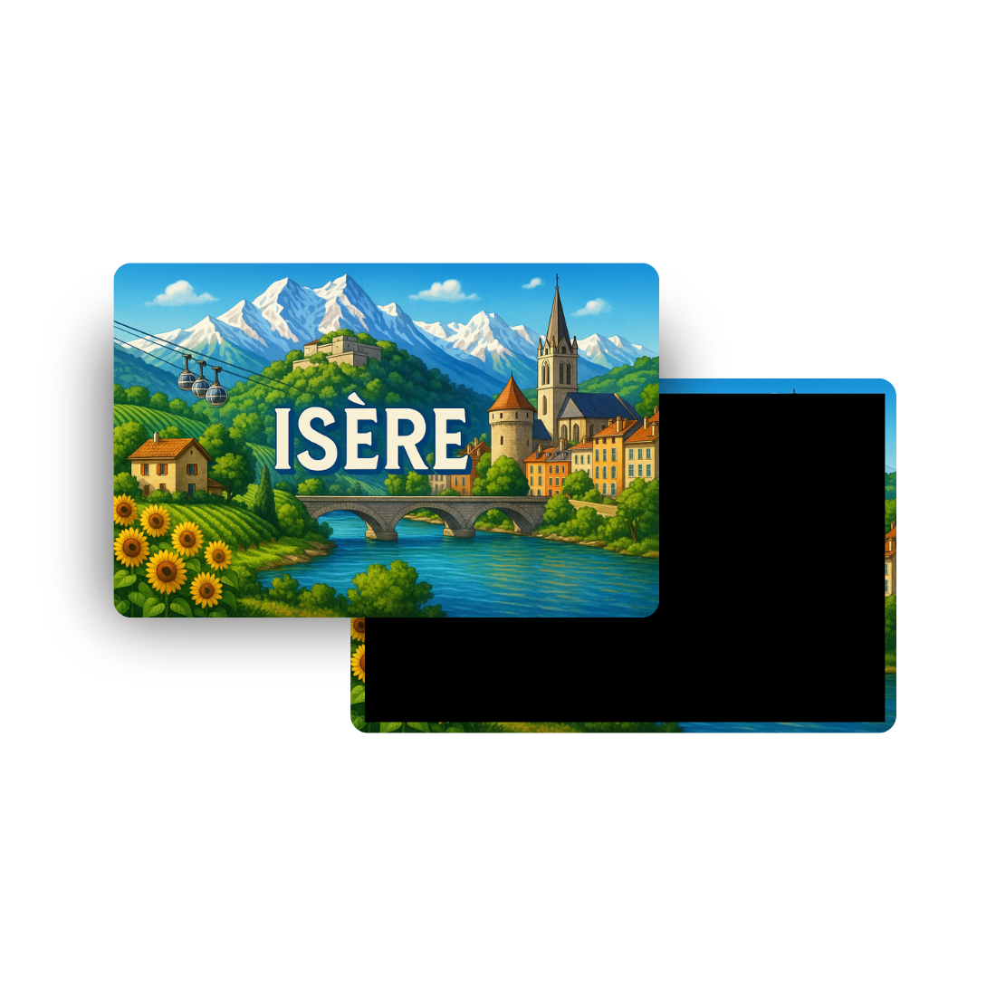 M852 Magnet Touristique Départements et Régions de France - Isère