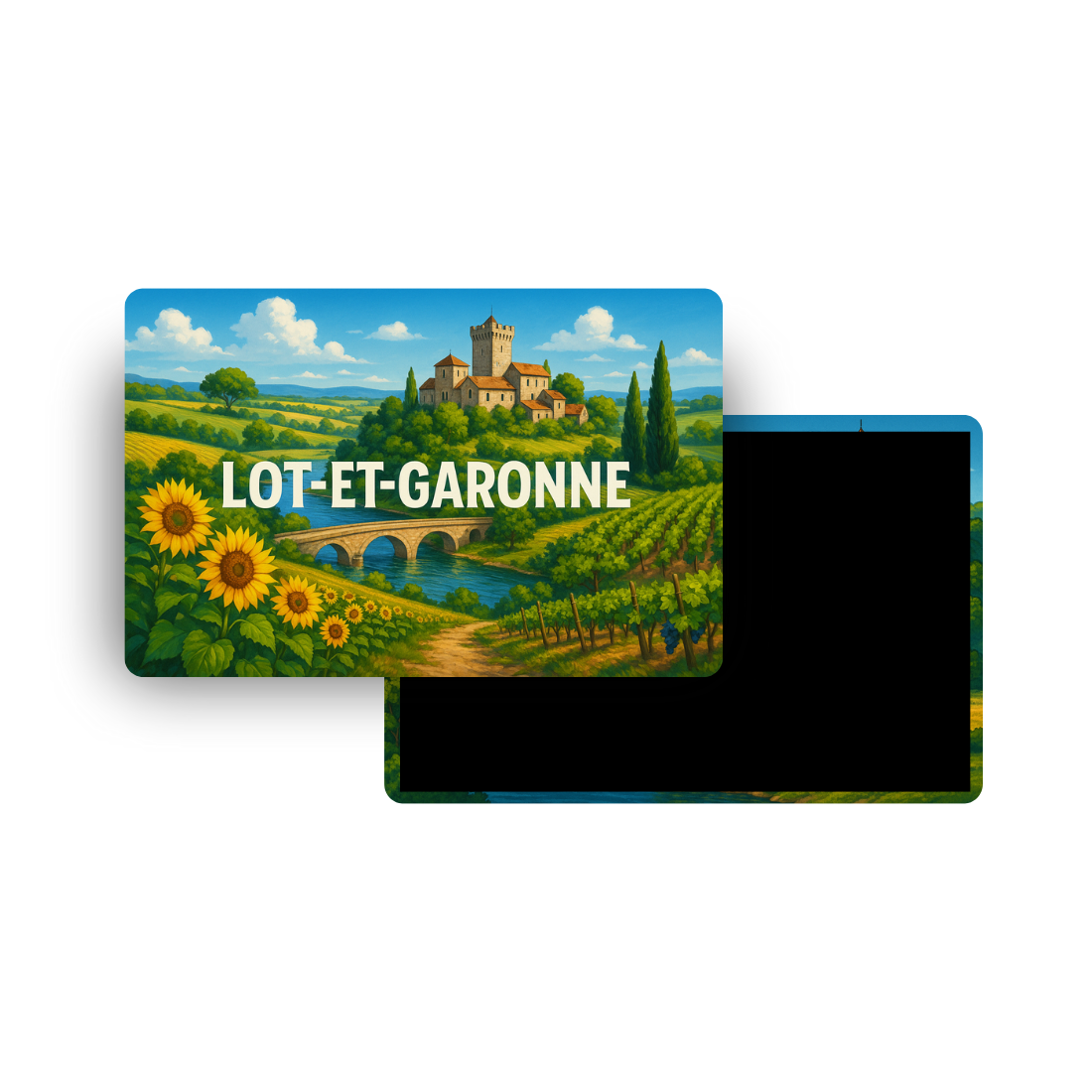 M861 Magnet Touristique Départements et Régions de France - Lot et Garonne