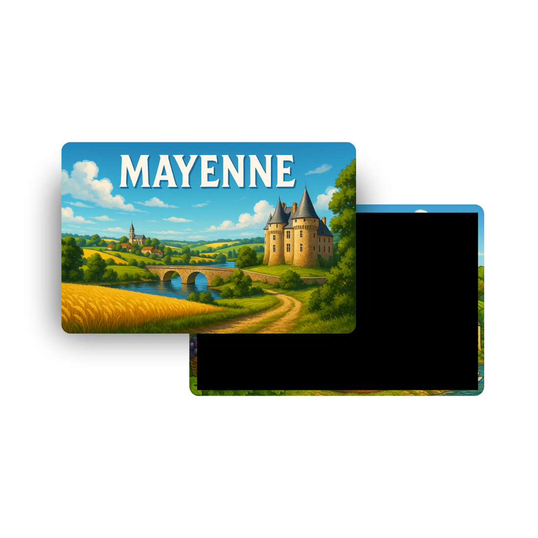 M867 Magnet Touristique Départements et Régions de France - Mayenne