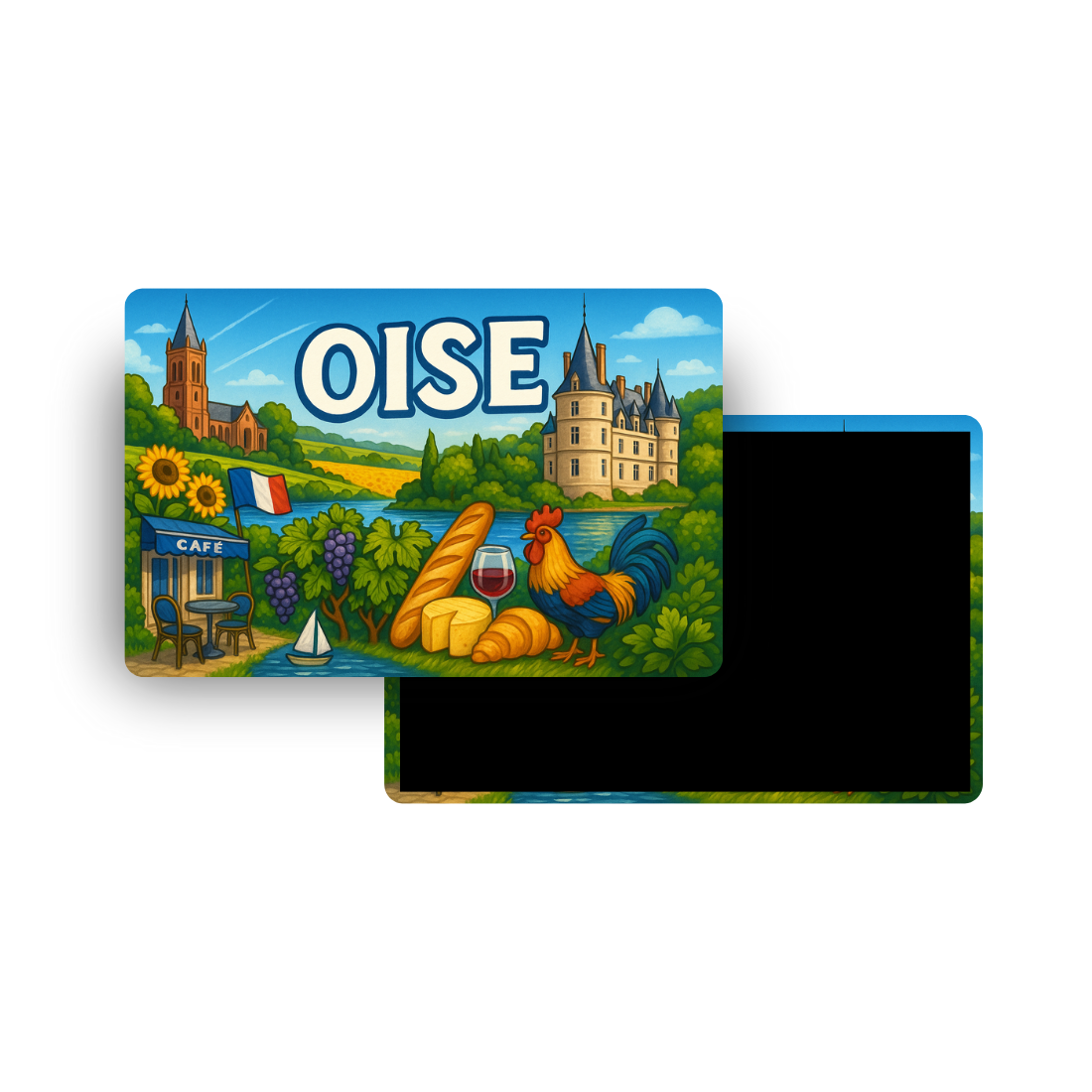 M874 Magnet Touristique Départements et Régions de France - Oise